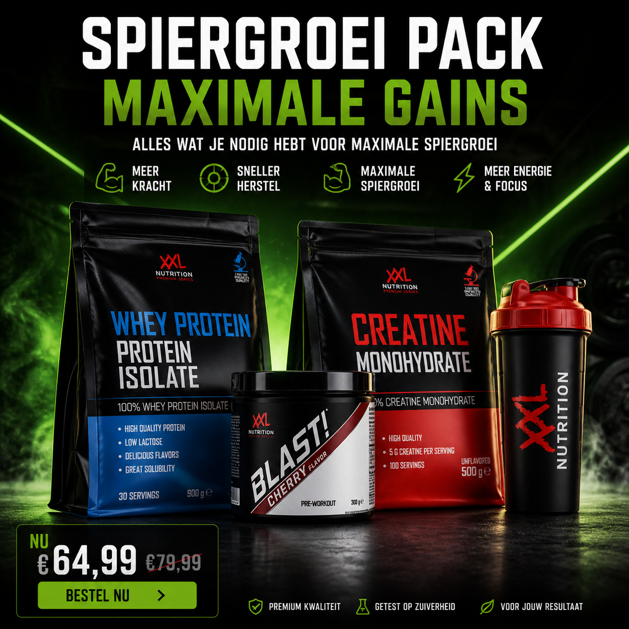 Spiergroei Pack – Maximale Gains